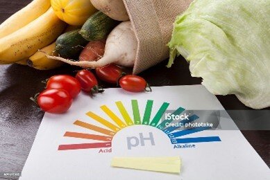 Echelle du PH des aliments 